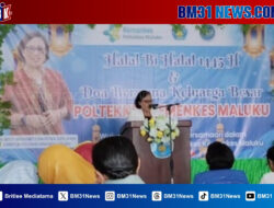 Tumbuhkan Semangat Sense of Belonging, Poltekkes Kemenkes Maluku Gelar Halal Bi Halal dan Doa Bersama