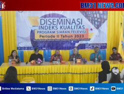 FISIP Unpatti dan KPI Gelar Diseminasi Indeks Kualitas Program Siaran Televisi
