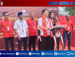 Paslon Andi-Tina Resmi Daftar di KPU Maluku Tengah