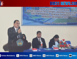 FT Unpatti Kembali Lahirkan 58 Sarjana pada Periode Desember 2024