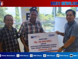 Yayasan Brikasih Cabang Masohi Beri Bantuan Uang Tunai 20 Juta Rupiah Kepada GSKI Desa Jerili