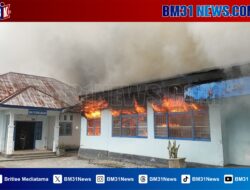 Kantor Perumda Tirta Nusa Ina Malteng Dilalap Si Jago Merah