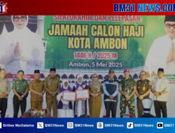 Wali Kota Ambon Lepas 321 JCH, Minta Doakan Kota di Tanah Suci