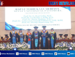 Universitas Pattimura Kukuhkan Lima Guru Besar Baru