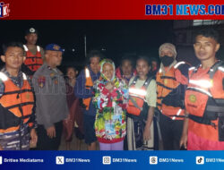 Perahu Katinting Berpenumpang Tujuh Orang Berhasil Diselamatkan Tim SAR Gabungan di Perairan Tual