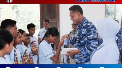 Lanud Pattimura Berbagi Kasih Jelang Paskah, Salurkan Sembako dan Santunan untuk Anak Yatim