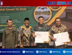 Sinergi Pemda-TNI Cetak 91 Hektar Sawah di Malteng
