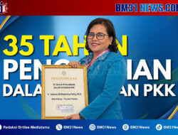 35 Tahun Mengabdi, Kader PKK Kota Ambon Raih Penghargaan Tertinggi Nasional Adhi Bhakti Utama