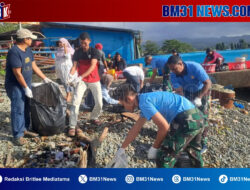 Peringati Hari Bakti ke-79 TNI AU, Lanud Pattimura Gelar Karya Bakti Bersihkan Pelabuhan Ikan Negeri Laha