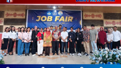 352 Pendaftar Berebut Peluang Kerja, Politeknik Negeri Ambon Hadirkan 15 DUDI dalam Job Fair 2026