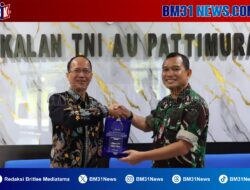 Danlanud Pattimura Terima Audiensi Direktur Universitas Terbuka Ambon, Bahas Penguatan SDM