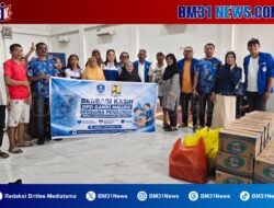 GAMKI Maluku Salurkan Bantuan untuk Pengungsi Kebakaran Batu Merah