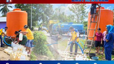 Kekeringan Melanda SBB, BWS Maluku Kirim 9.000 Liter Air