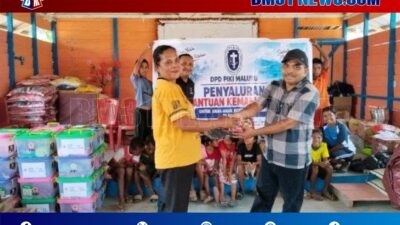 PIKI Maluku Salurkan Seragam Sekolah untuk 26 Siswa Korban Konflik Patahuwe