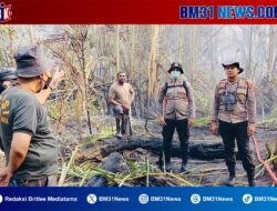 Kapolres SBB Pimpin Pemadaman Karhutla di Desa Eti dan Neniari